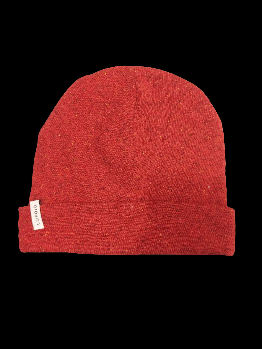 Cappello in lana rigenerata // Taglia unica - Rosso